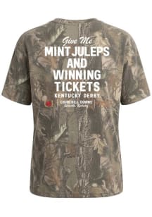 Kentucky Derby Green Mint Julep Winning Ticket Short Sleeve Fashion T Shirt