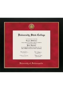 Indianapolis Greyhounds Medallion Manchester Diploma Frame - Crimson