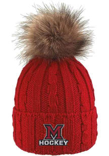 LogoFit Miami RedHawks Red Alps Womens Knit Hat