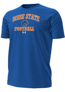Under Armour Boise State Broncos Blue Football Football Performance Short Sleeve T Shirt