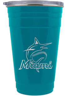 Miami Marlins 22oz Tailgater Tumbler Stainless Steel Tumbler - Teal