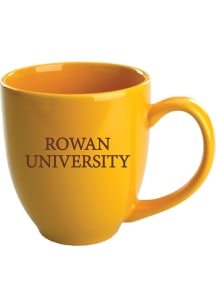 Rowan University 16oz Bistro Ceramic Mug - Gold
