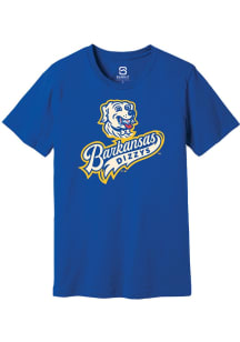 Summit Sportswear Arkansas Travelers Blue Barkansas Dizzys Theme Night 2025 Short Sleeve T Shirt