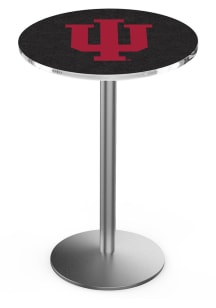 Indiana Hoosiers Stainless Round Base Pub Table
