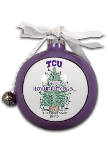 TCU Horned Frogs Been Sprucing Up Ornament - Purple