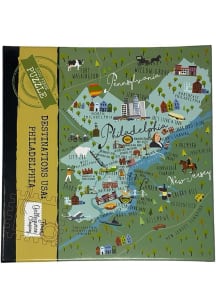 Philadelphia City Map 1000 Piece Puzzle