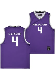 Nastja Claessens   K-State Wildcats Purple NIL Purple Jersey