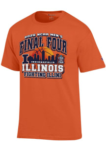 Champion Illinois Fighting Illini Orange 2026 NCAA Final Four Bound Short Sleeve T Shirt
