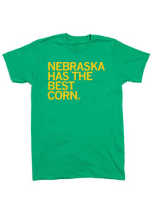Nebraska Kelly Green Nebraska Has the Best Corn Short Sleeve Fashion T Shirt