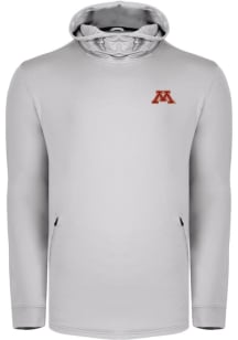 Swannies Minnesota Golden Gophers Mens Ash Ivy Long Sleeve Hoodie