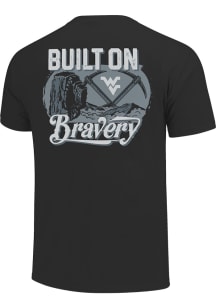 West Virginia Mountaineers Youth Black Mining Landscape Short Sleeve T-Shirt
