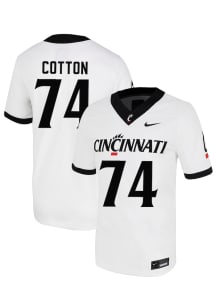 Joseph Cotton  Nike Cincinnati Bearcats White NIL Name And Number Football Jersey