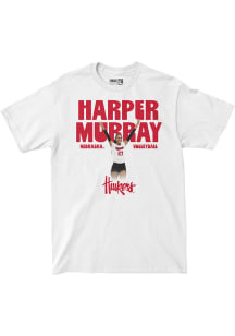 Harper Murray Nebraska Cornhuskers Youth White Classic Tee Fashion Player Tee