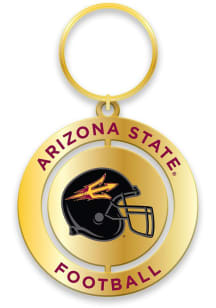 Arizona State Sun Devils Football Spinner Keychain - Red