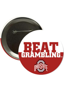 Ohio State Buckeyes BEAT Grambling 3" Button - Red