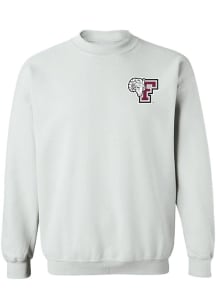 Vive La Fete Fordham Rams Womens White Impressions Crew Sweatshirt