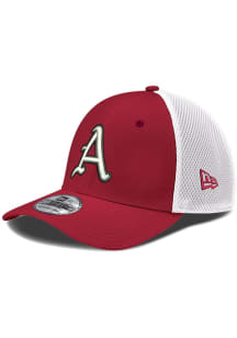 New Era Arkansas Razorbacks Mens Cardinal 3930NEO ARKRAZ CARDINAL WHT OTC A Flex Hat
