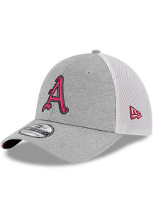 New Era Arkansas Razorbacks Mens Grey 3930NEO ARKRAZ GRAY SHDW TCH WHT OTC A Flex Hat