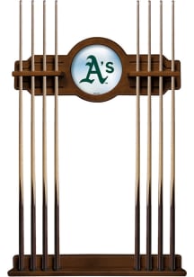 Oakland Athletics Solid Wood Cue Rack Pool Table