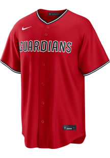 Cleveland Guardians Mens Nike Replica Alternate Jersey - Red