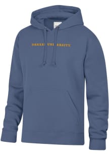 Gear For Sports Drexel Dragons Mens Blue Embroidered Long Sleeve Hoodie
