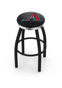 Arizona Diamondbacks Chrome Seat Pub Stool - Black