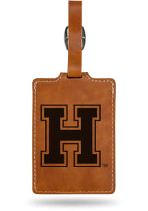 Harvard Crimson Brown Laser Engraved Luggage Tag