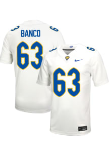 Ty Banco   Pitt Panthers White Football Football Name And Number Football Jersey