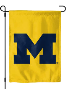 Michigan Wolverines 13x18 2 Sided Garden Flag - Yellow