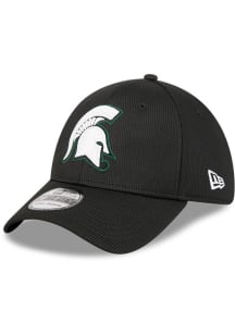 New Era Michigan State Spartans Mens Black DL Team Pop 39THIRTY Flex Hat