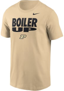 Nike Purdue Boilermakers Gold DriFit Short Sleeve T Shirt