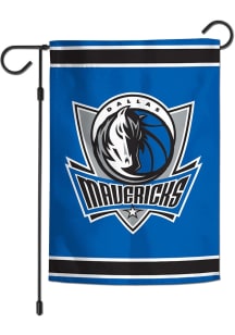 Dallas Mavericks 2 Sided Stripe Garden Flag - Blue