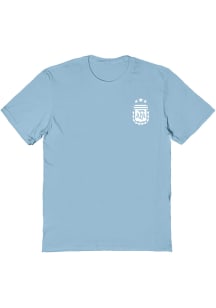 Vive La Fete Argentina National Team Womens Light Blue Impressions Short Sleeve T-Shirt