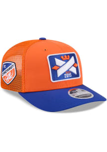 New Era FC Cincinnati 2026 Jersey Hook Stretch 9SEVENTY Trucker Adjustable Hat - Orange