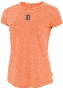 Antigua Detroit Tigers Womens Orange Upside T-Shirt