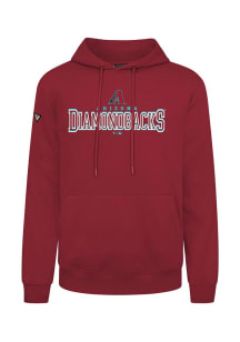 Levelwear Arizona Diamondbacks Mens Red Podium Journey Long Sleeve Hoodie