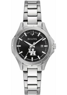 Bulova Houston Cougars Sport Stainless Steel Womens Watch
