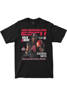 Jeremiah Smith Ohio State Buckeyes Black ESPN Cover Short Sleeve Fashion Player T Shirt