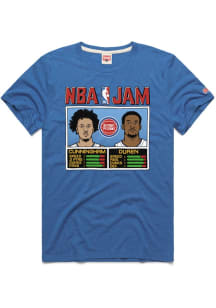 Cade Cunningham Detroit Pistons Blue NBA Jam Short Sleeve Fashion Player T Shirt