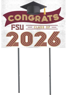 Florida State Seminoles KH Sports Fan Class of 2026 Yard Sign - Red