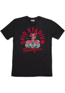 Ohio State Buckeyes Youth Black Stadium Short Sleeve T-Shirt