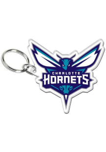 Charlotte Hornets Premium Acrylic Keychain - Navy Blue