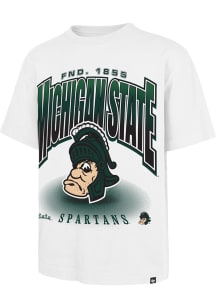 47 Michigan State Spartans White Team Flex Football Foundation Short Sleeve Fashion T Shirt