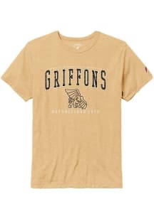Missouri Western Griffons Gold Victory Falls Puff Arch Mascot Short Sleeve Fashion T Shirt