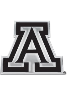 Arizona Wildcats Chrome Car Emblem - Grey