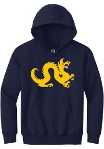 Summit Sportswear Drexel Dragons Youth Navy Blue Primary Logo Long Sleeve Hoodie