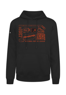 Levelwear Philadelphia Flyers Mens Black Podium Campaign Long Sleeve Hoodie