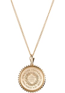 Kyle Cavan Syracuse Orange Crest Sunburst Womens Necklace