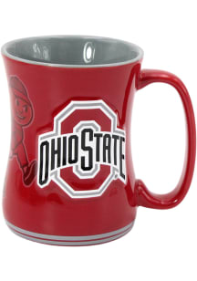 Ohio State Buckeyes 16oz Barista Ceramic Mug - Scarlet Red
