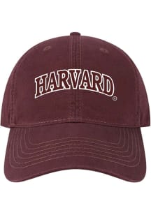 Legacy Harvard Crimson Maroon Relaxed Twill Youth Adjustable Hat